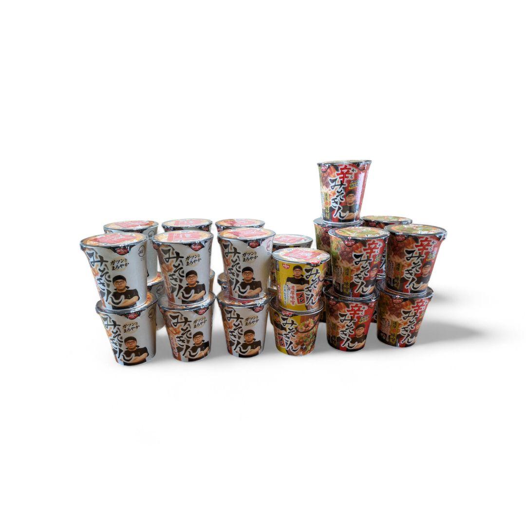 みそきん×12　辛みそきん×9　 みそメシ×4　まとめ売り25個　カップ麺