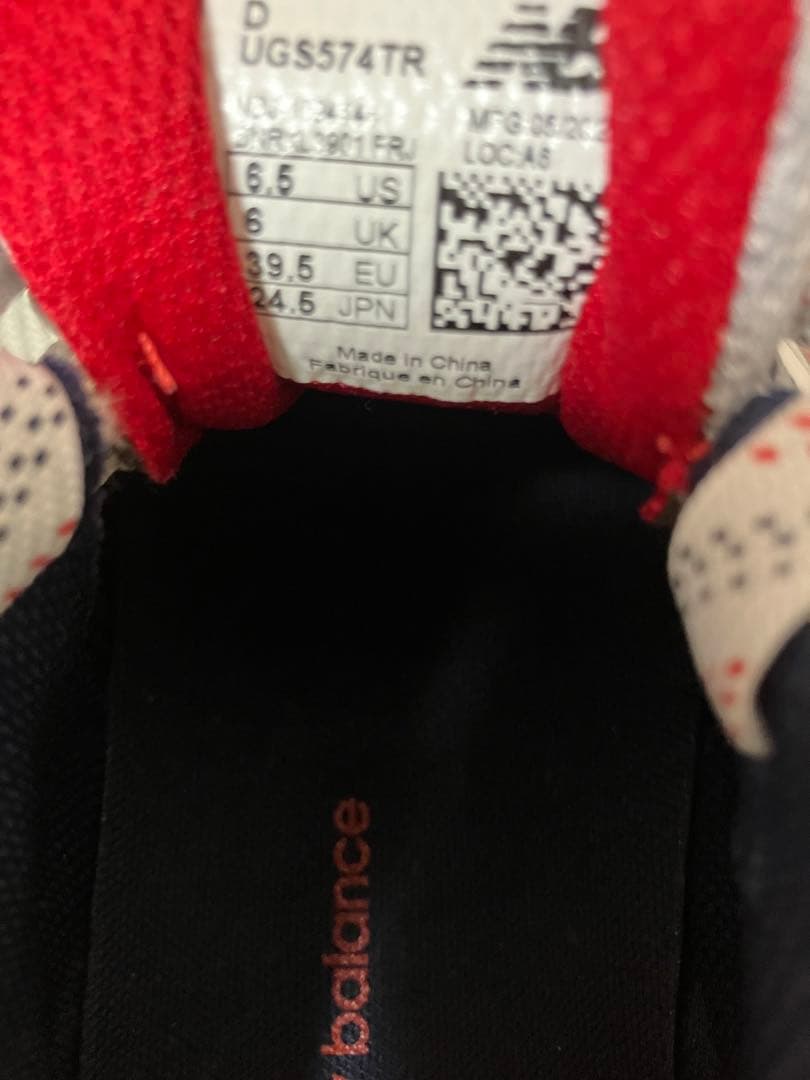 【未使用】New Balance996ゴルフシューズネイビー/レッド24.5cm