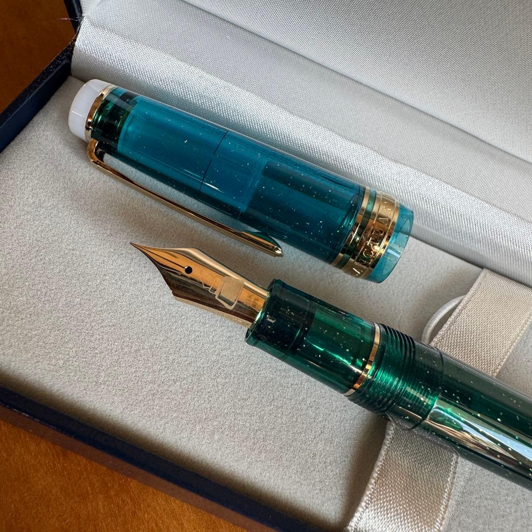 BUNGUBOXオリジナル万年筆Sanctuary Blueサンクチュアリブルー