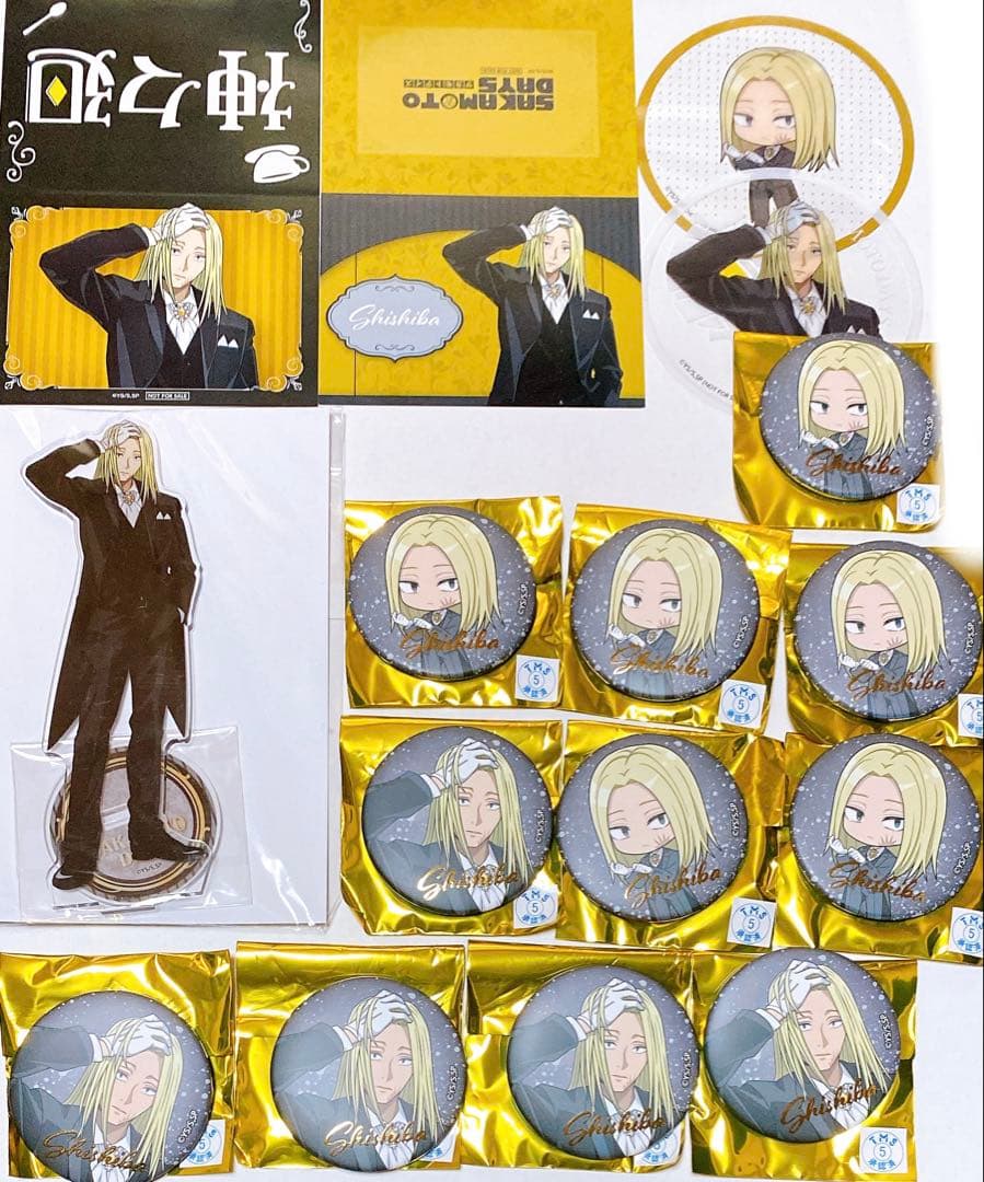 サカデイ 神々廻 アクリルフィギュアスタンド 缶バッジ 特典 デスクカード