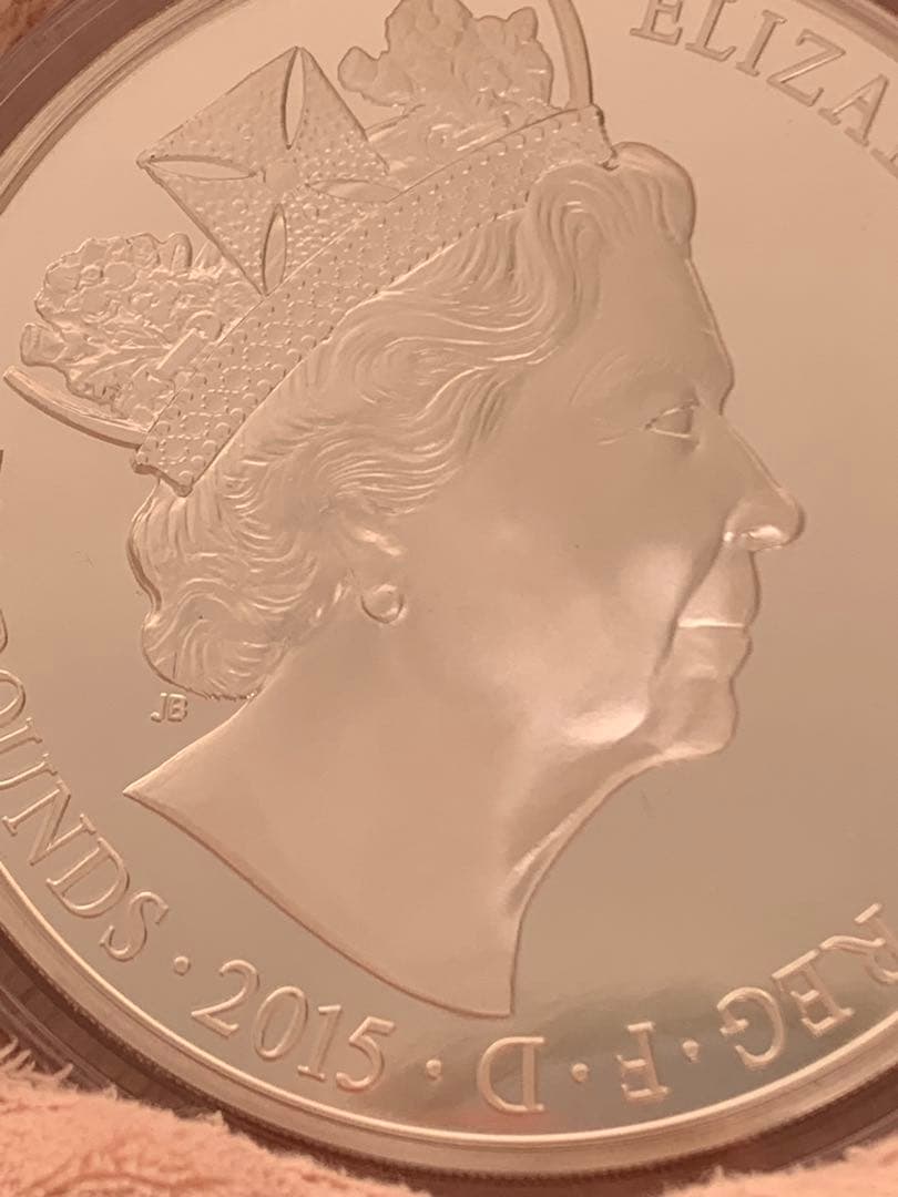 特大1Kg エリザベス2世最長在位記念銀貨 銀連日高値更新❗️2月1日迄出品