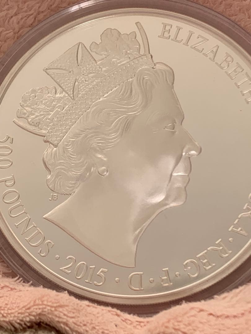 特大1Kg エリザベス2世最長在位記念銀貨 銀連日高値更新❗️2月1日迄出品