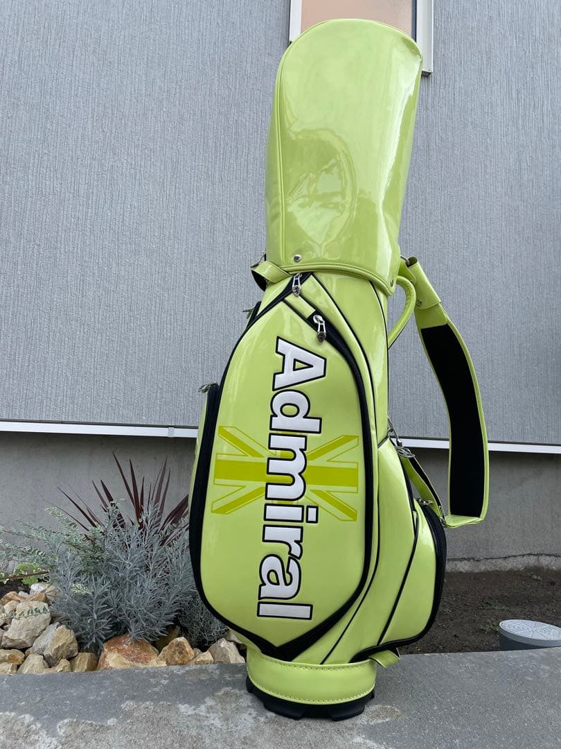 ★RYOちゃん★Admiral ゴルフキャディバッグ ライムグリーン