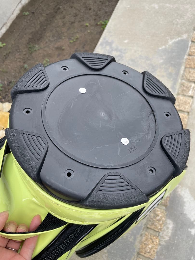 ★RYOちゃん★Admiral ゴルフキャディバッグ ライムグリーン