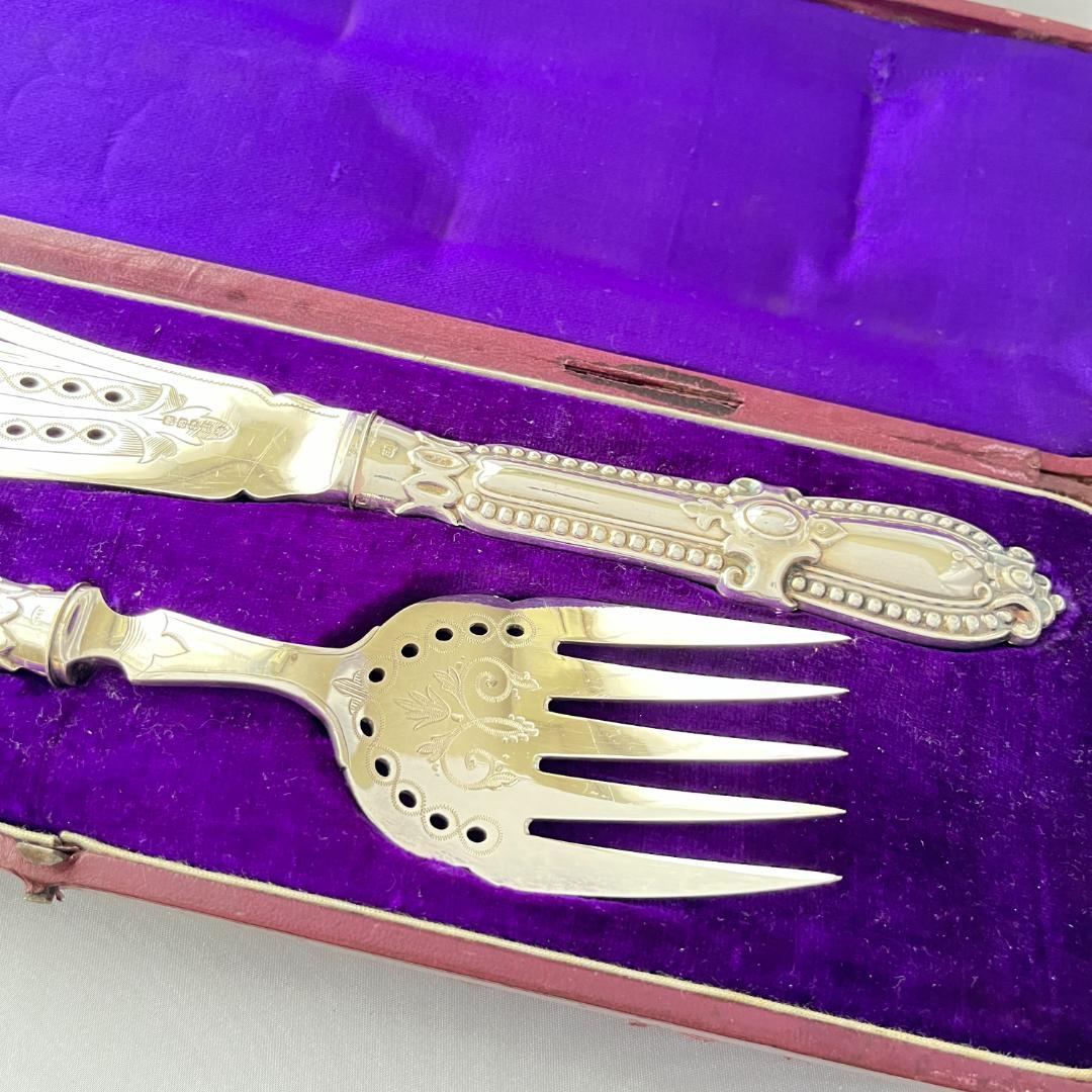 【Harrison Fisher】パールのサーバーセット 【シルバープレート】