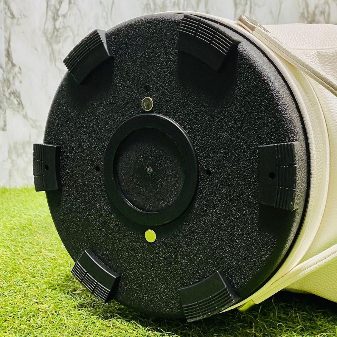 【新品未使用】最高級 ホンマ 会津絵 カート式 キャディバッグ ホワイト