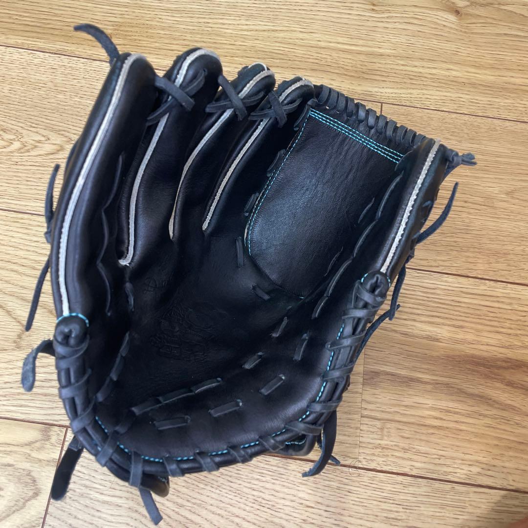 BM　ベースマン 硬式　左投げ　投手用　グローブ　プロフェッショナルモデル　黒