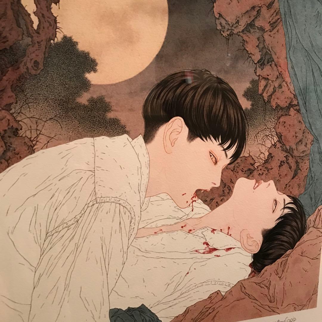 山本タカト 複製原画 サイン シリアルナンバー付き