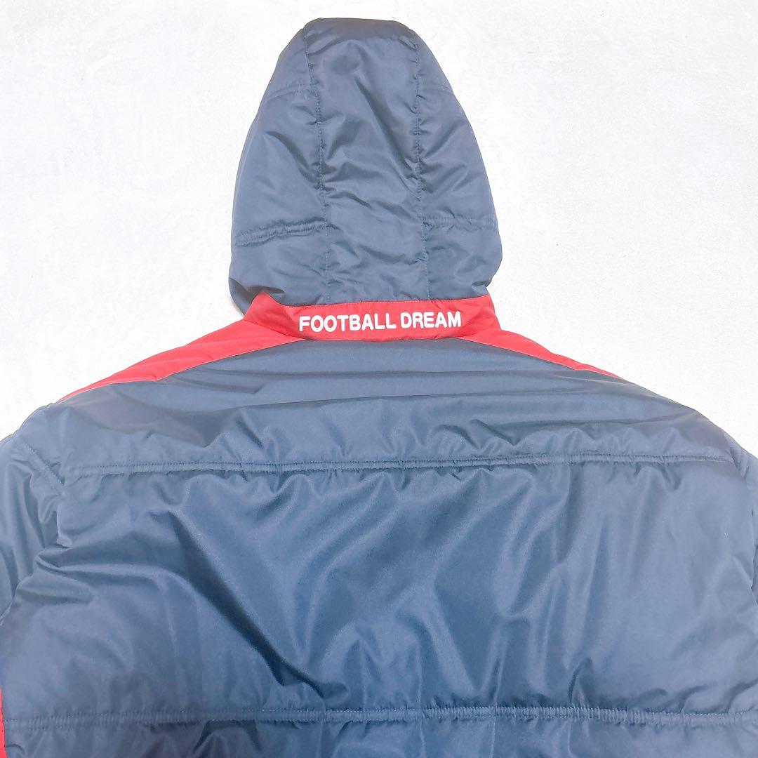 NIKE ベンチコート XL 支給品 可能性あり ネイビー×レッド 非売品 鹿島