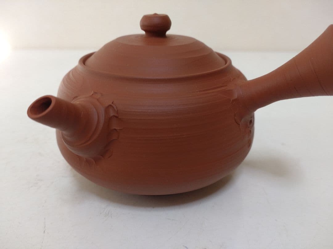 は*み様 常山窯 朱泥 茶注 共箱 共布 煎茶道具 茶道具 急須