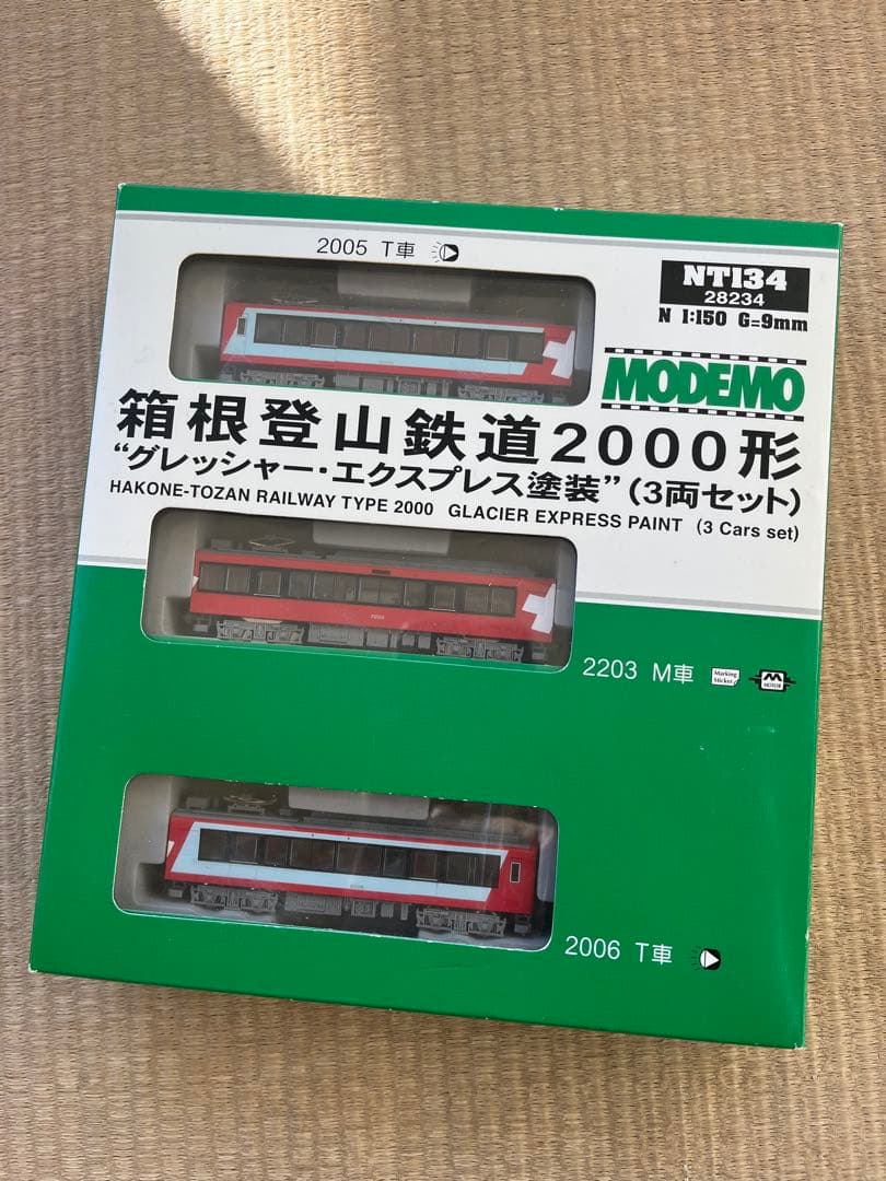 MODEMO NT134 箱根登山鉄道2000形 グレッシャー・エクスプレス塗装
