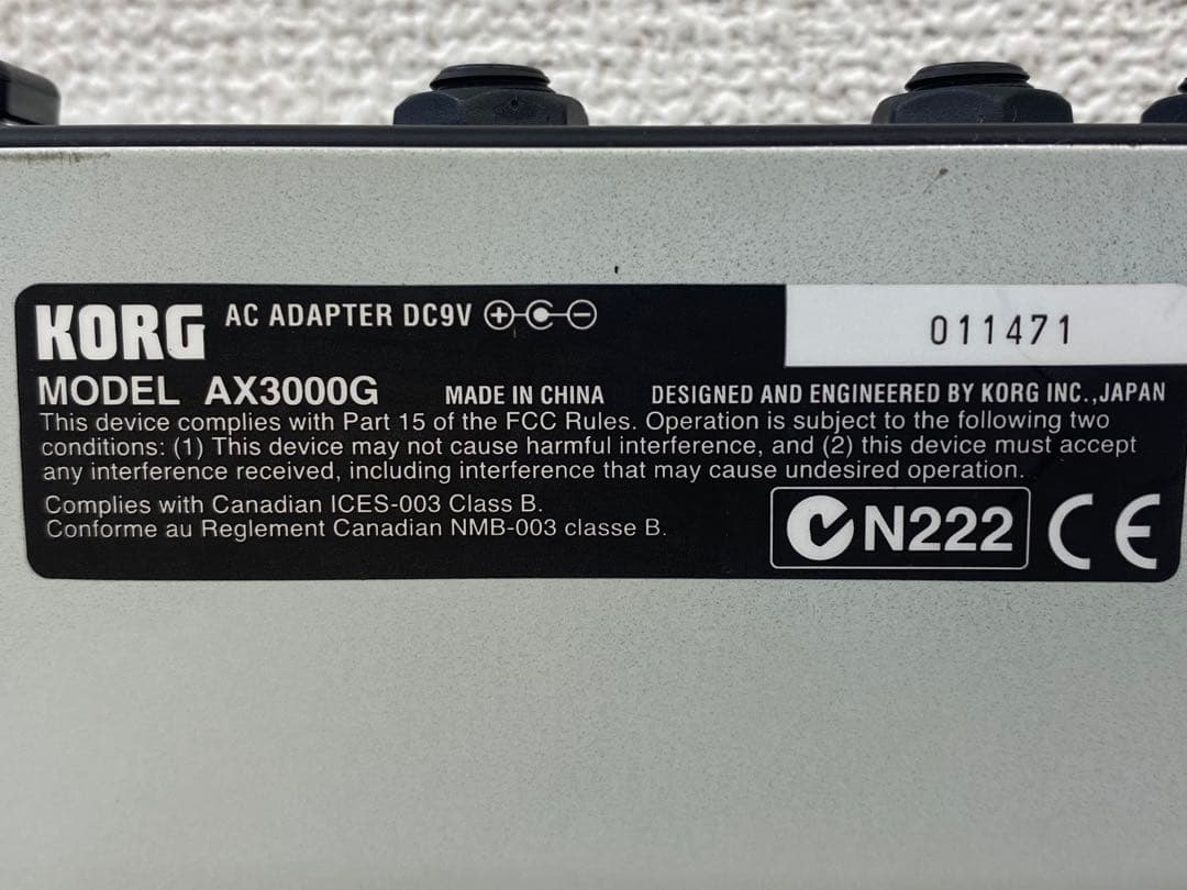 KORG コルグ TONEWORKS AX3000G マルチエフェクター