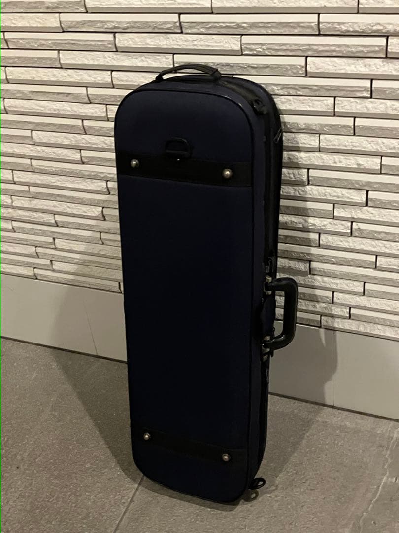 タイムセール★スーパーライト　バイオリン　紺色　ケース　長方形