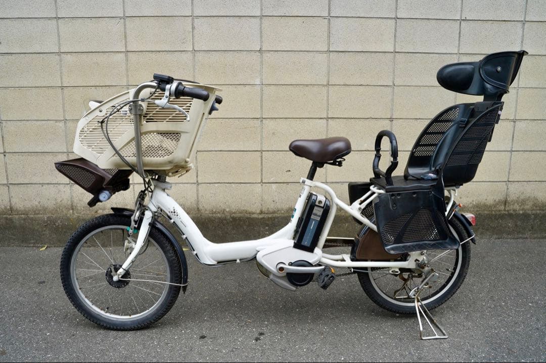 電動自転車 ブリヂストン 20インチ 子供乗せ アシスト 中古 091304