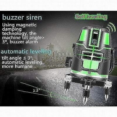 グリーンレーザー墨出器 5ライン 6点 平行器