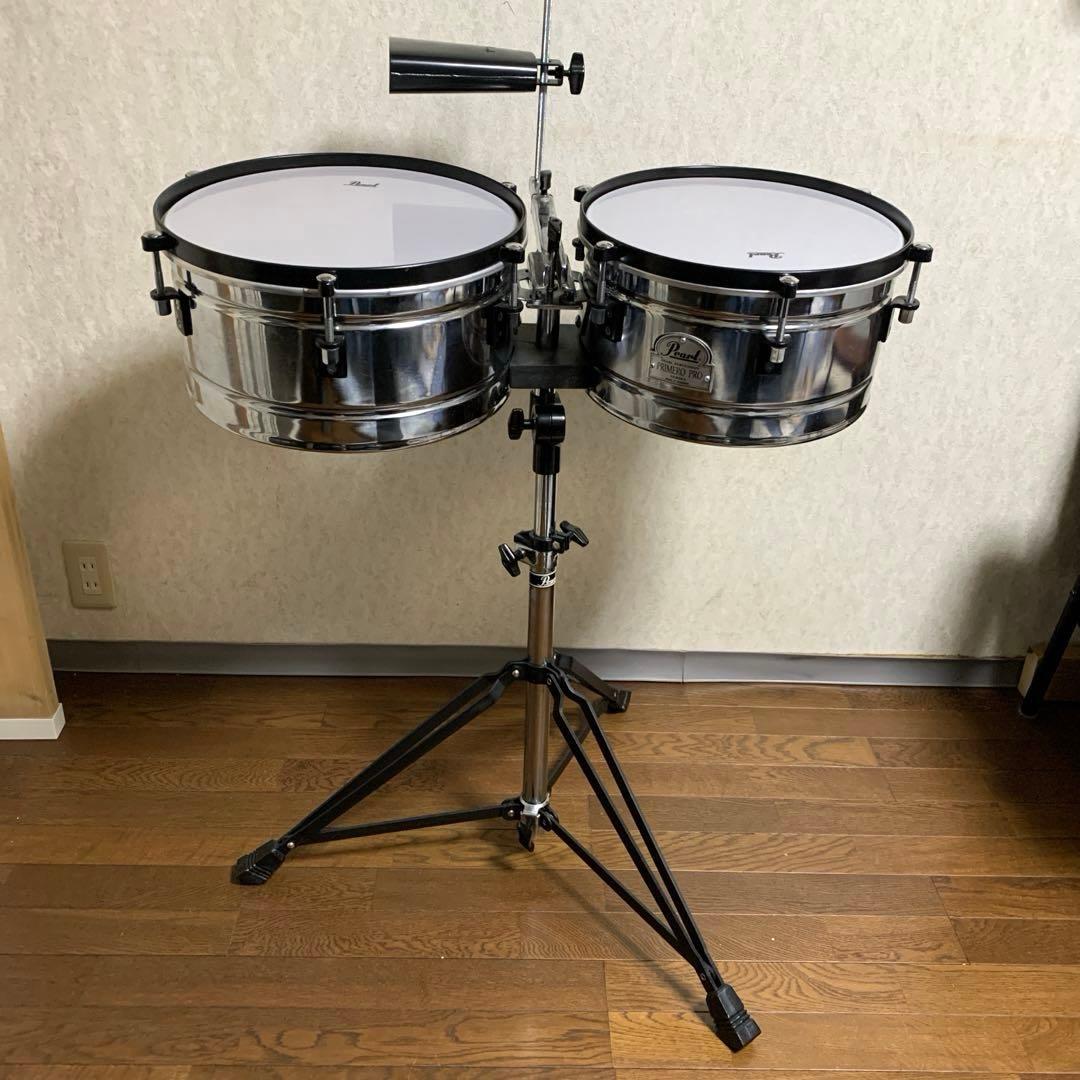 PEARL パール ティンバレス　13インチ　14インチ　カウベル