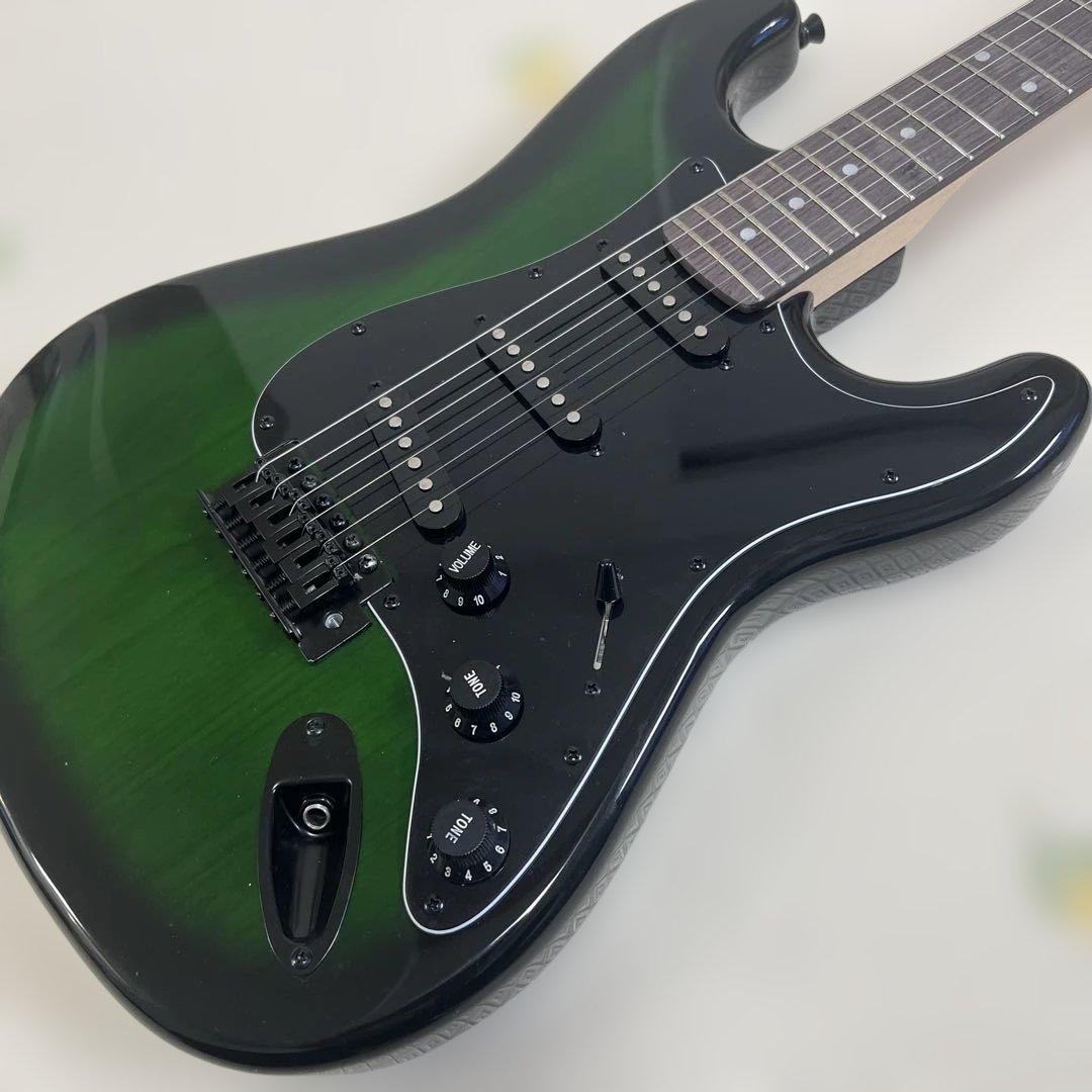 【美品】SELDER サンバースト エレキギター セルダー グリーン ストラト