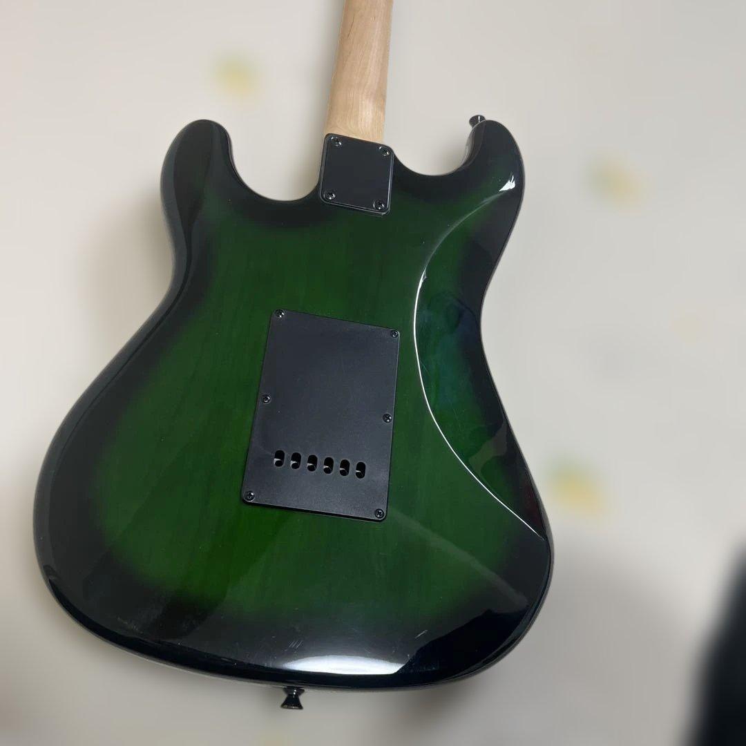 【美品】SELDER サンバースト エレキギター セルダー グリーン ストラト