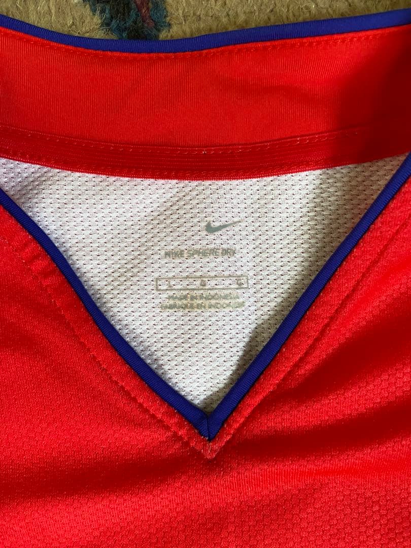 Nike サッカーシャツ 赤 Korea Lサイズ