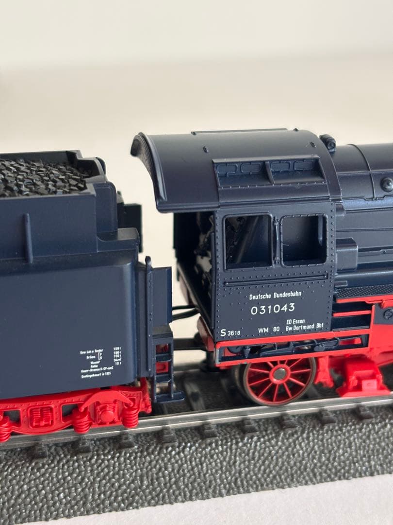 メルクリン HO スチールブルー　3097 蒸気機関車 完全稼動品　発煙装置