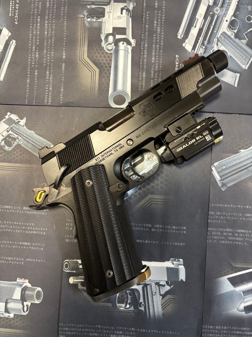 ガスガンwa STI HOST ss 4.0サイレンサーモデル