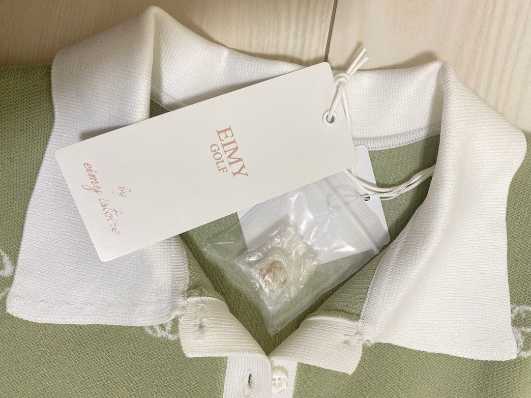 【未使用】EIMYGOLF ゴルフウェア ミニワンピース グリーン ポケット付