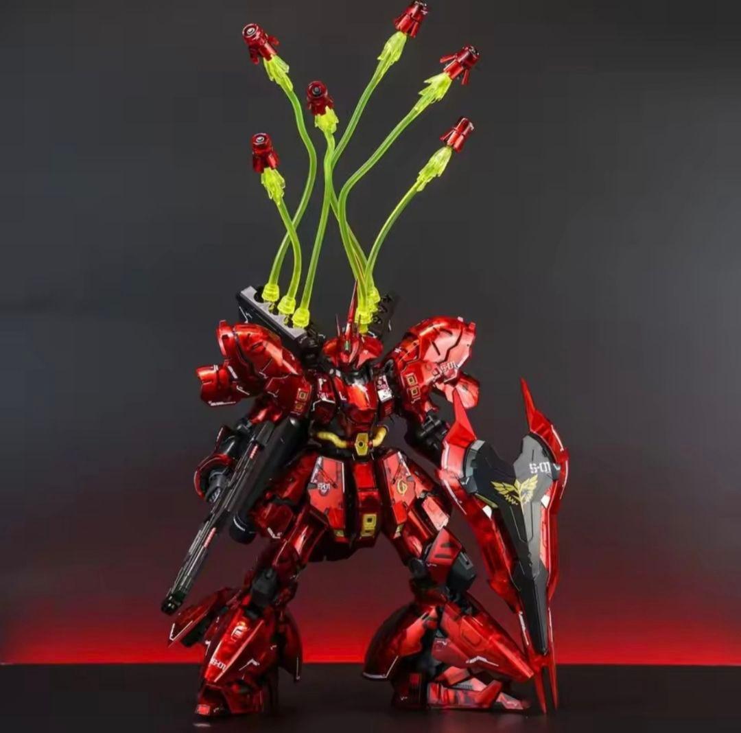 RG サザビー　メカニカルコアメッキ　ファンネルエフェクト付き