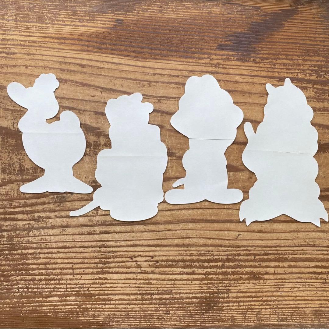 KAWS オリジナルフェイク ステッカー 4枚セット 非売品 ノベルティー