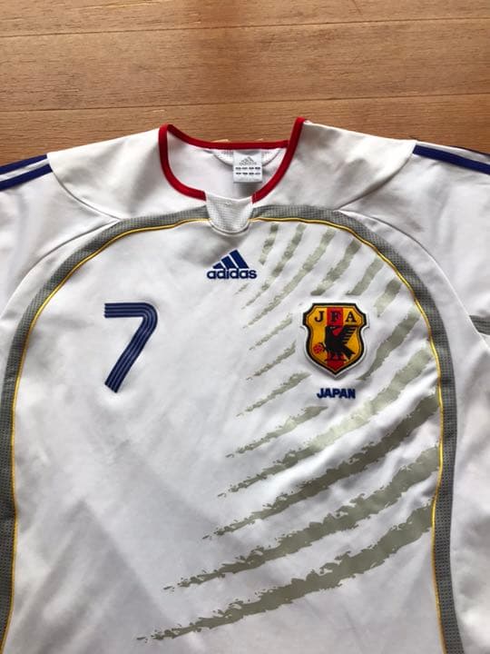 正規品 adidas 日本代表「7」中田英寿 半袖 2XO ユニフォーム