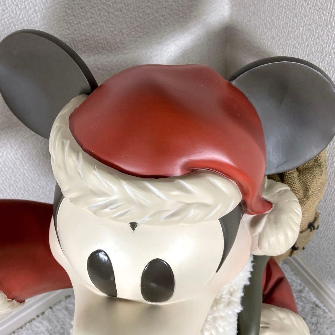 ディズニー75周年限定　特大　ミッキーマウス　サンタクロース　フィギュア　レア