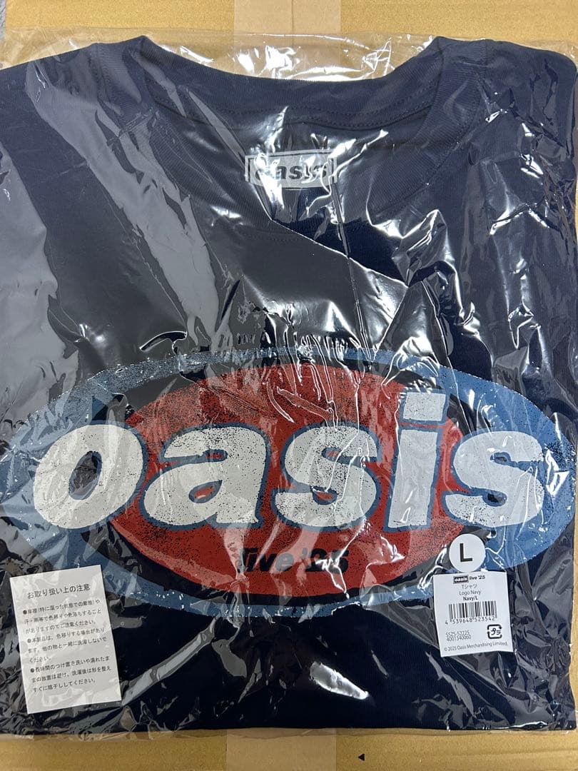 Oasis live'25 Tシャツ （Logo Navy ）