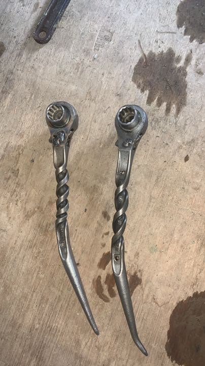 TOP製　17 21 ラチェット　３回捻りと５回捻り２本セット