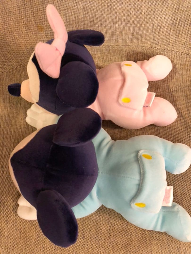 ヤングエポック ベビーミッキー ベビーミニー ぬいぐるみ