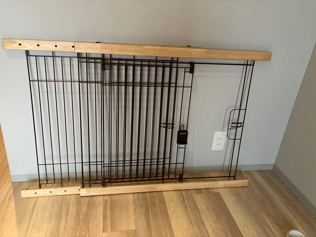 木製スライドペットサークル(リッチェル) 屋根付き トレーつきおまけつき送料込