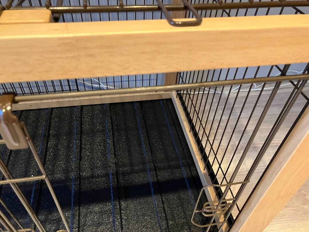 木製スライドペットサークル(リッチェル) 屋根付き トレーつきおまけつき送料込