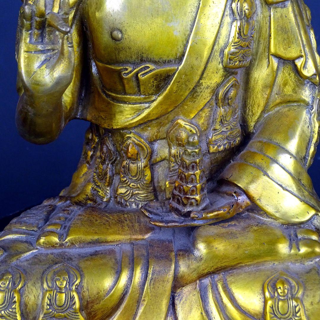 仏教美術 仏像 釈迦仏像 仏堂奉納 銅製 鎮宅辟邪 開運風水 招財 置物工芸品