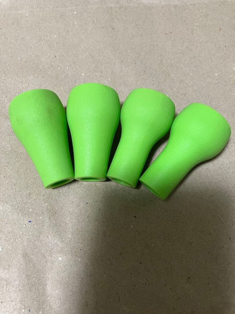 DRT バリアル100 ガンメタ ライムグリーン　ファットノブ&スリムノブセット