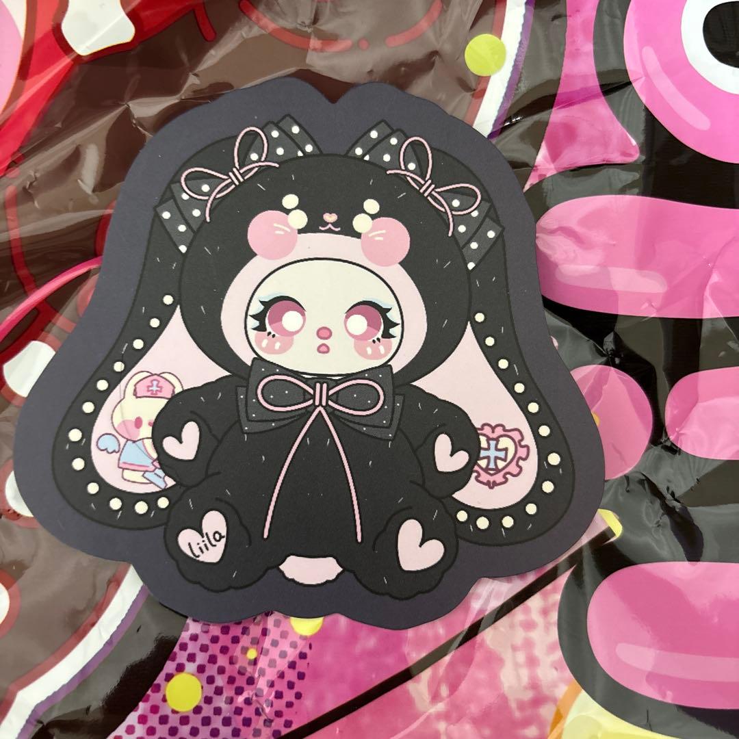 Liila リラ　600% 黒 うさぎ オイル目