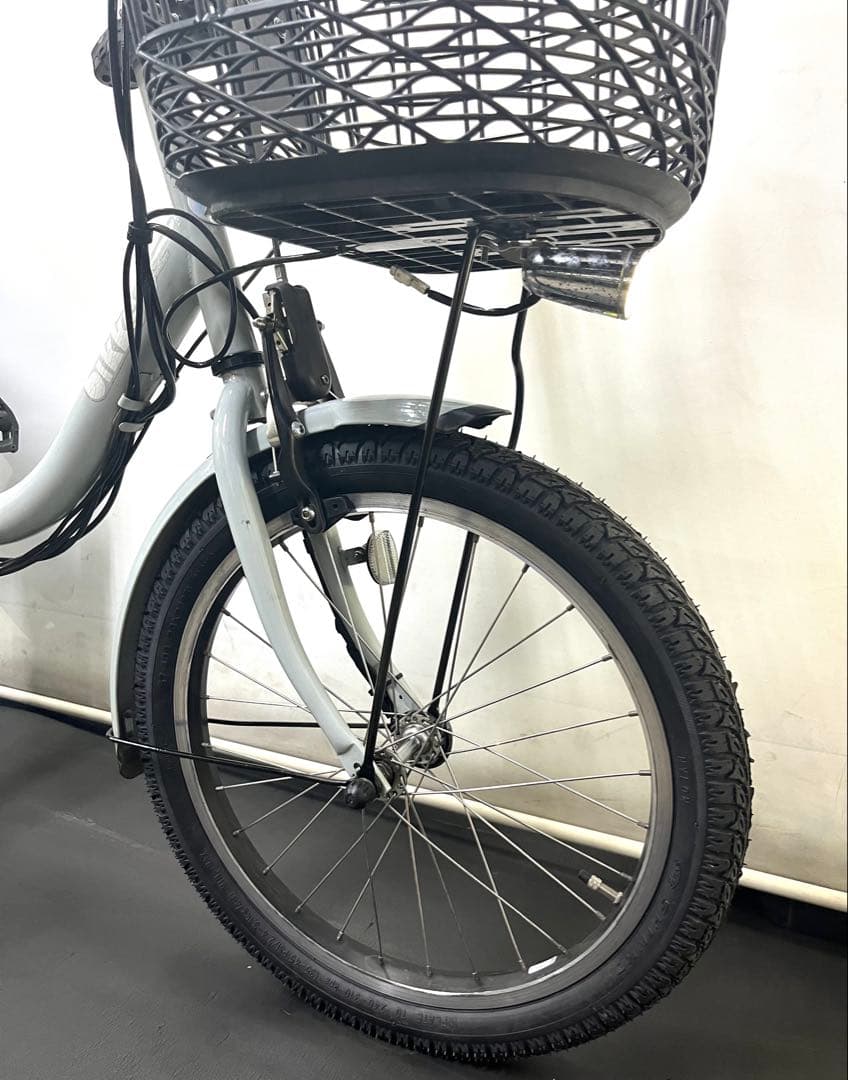 1年保証 送料無料　ブリヂストン　ビッケ　20インチ　水色　電動アシスト自転車