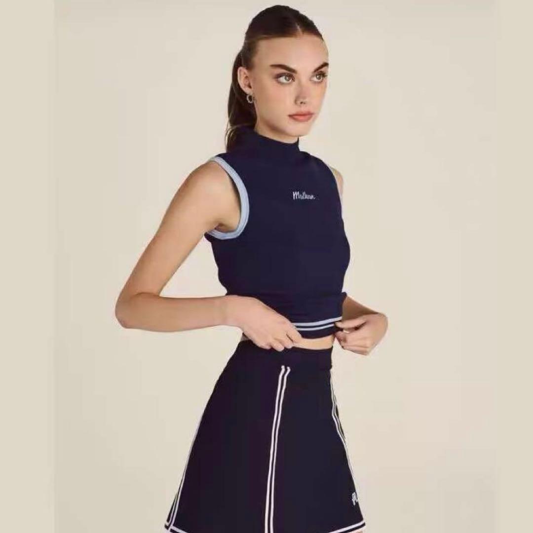 新作Malbonマルボンゴルフ レディーストップス スカート 上下2点セット夏