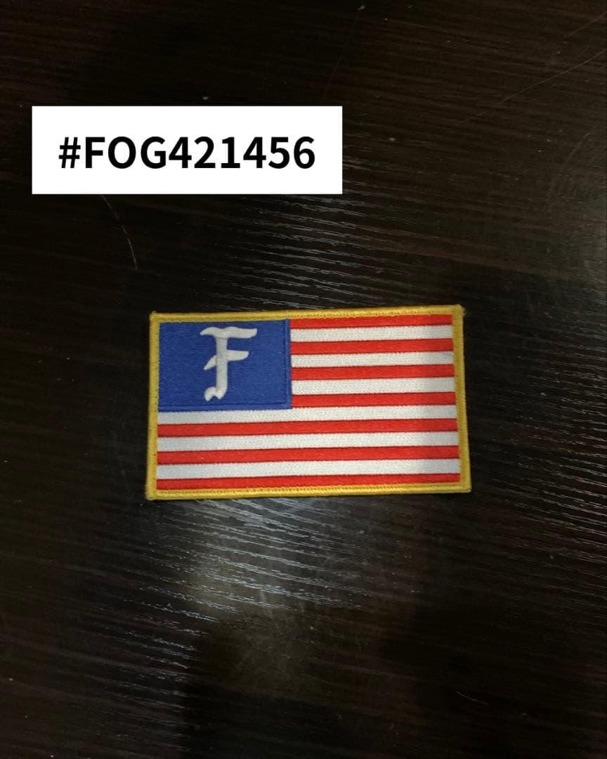 FOG F Flag patch　3x5　実物　未使用