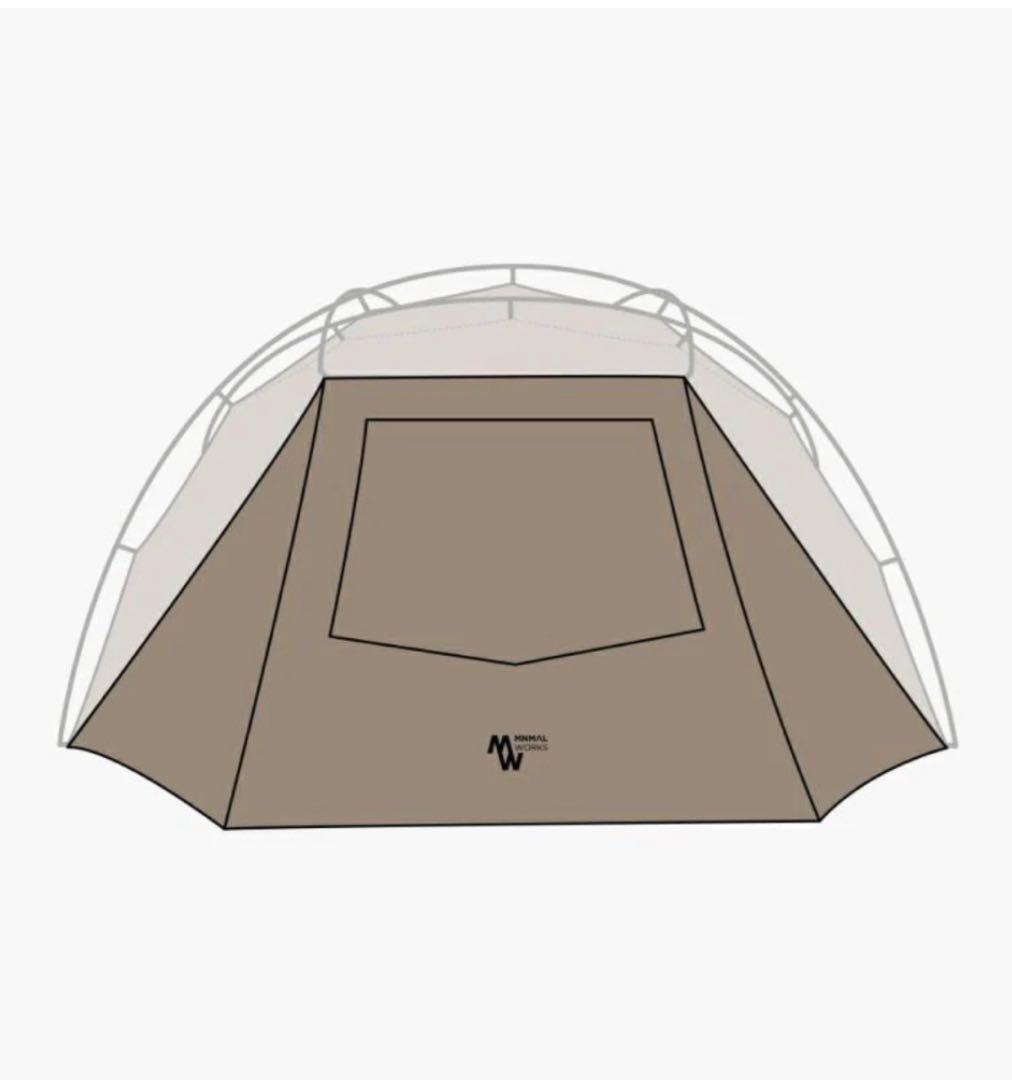 【新品・未使用】GLAMOUR SHELTER DOOR/M GRAY