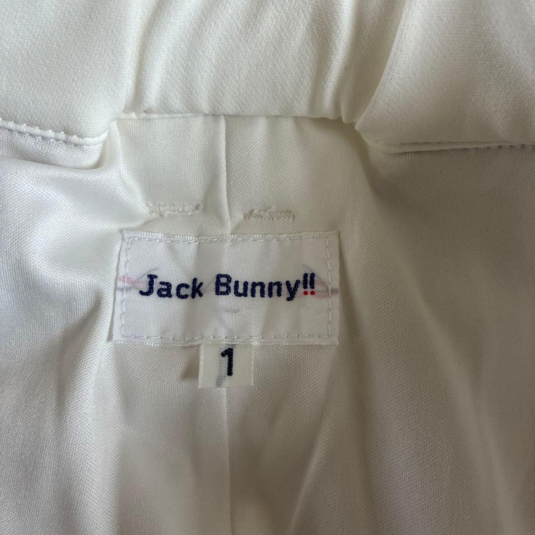 【Jack Bunny!!】パーリーゲイツ　裏微起毛 ペプラム プリーツスカート