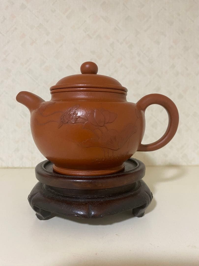 朱泥 急須 唐物 老一厂 茶道 中国 大紅袍