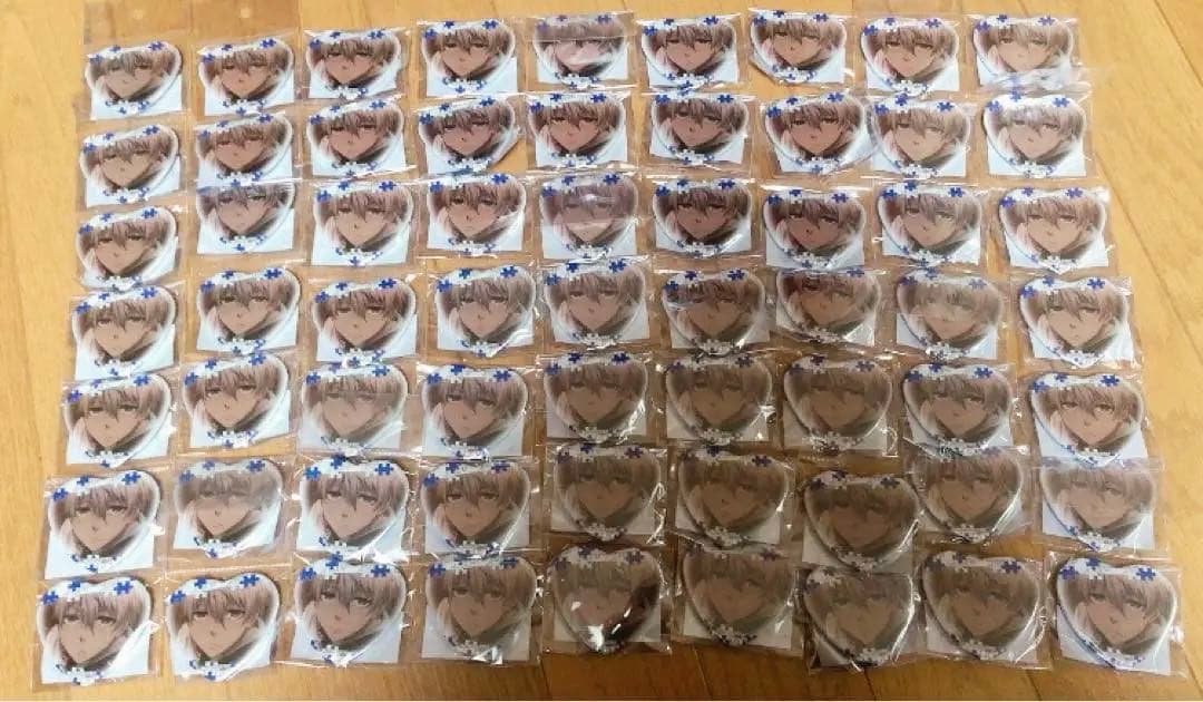 ブルーロック　メモリーズハート缶バッジ　凪誠士郎　（高校）