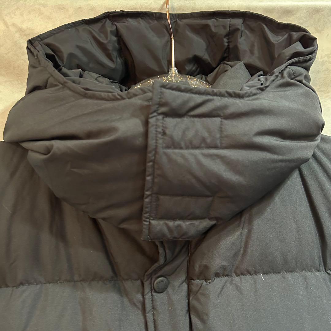 【定価50000】ベンチコートロング　ダウン80% 男女兼用 Ｍブラック