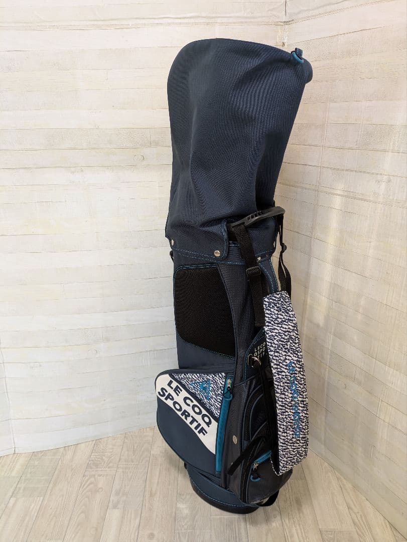 LE COQ SPORTIF ゴルフバッグ スタンド式 ダークブルー