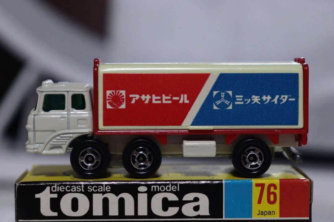 日本製　国産　トミカ　三菱　ふそう　ウイング　ルーフ　トラック　76