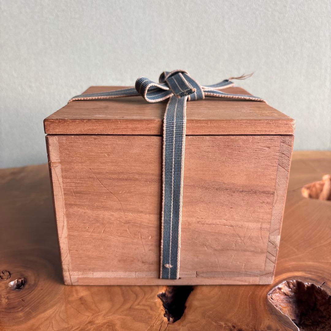 京焼 高台寺窯 色絵梅文 抹茶碗 茶道具 桐箱 （10m）