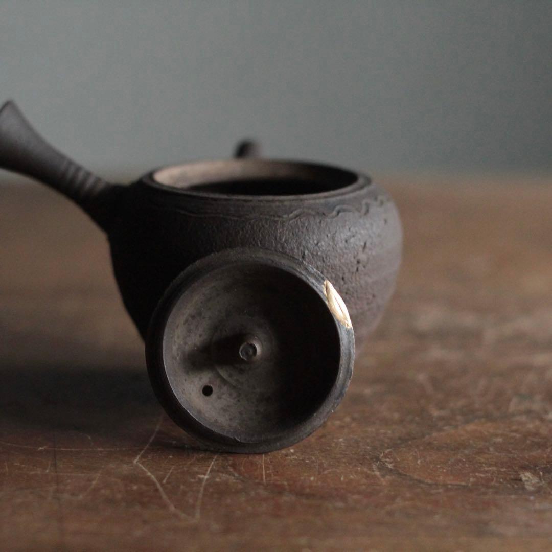 常滑 水野元光 南蛮 横手 急須 煎茶道具 古美術 古道具 幕末〜明治